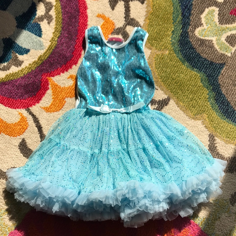 Blue Fancy Sequin Dress 💙